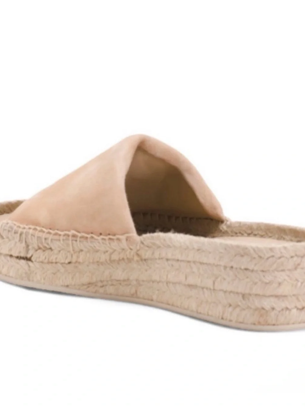 Vince Beige Neutral Espadrille Slide